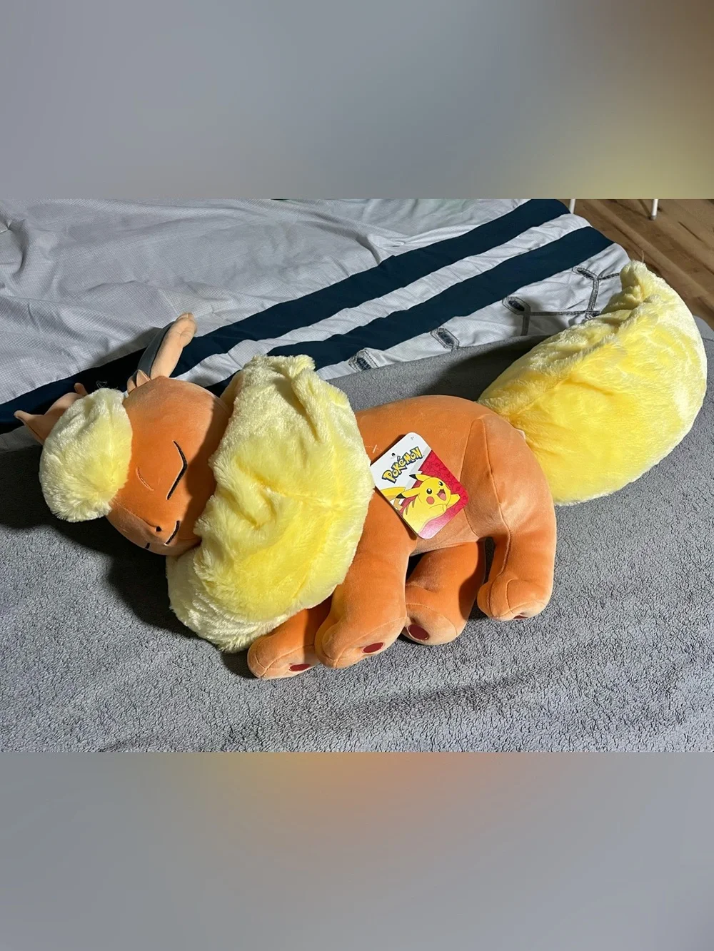 Pokemon Sleeping Flareon Plush